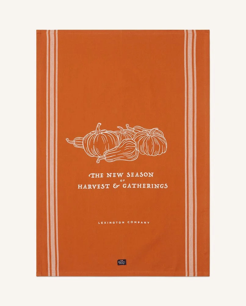 Harvest & gatherings kökshandduk orange Lexington 50x70