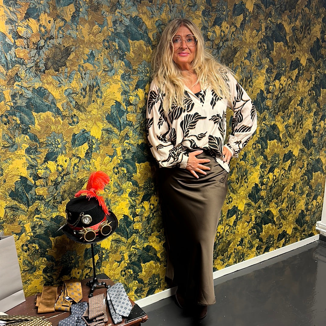 Blus Mika bald creme