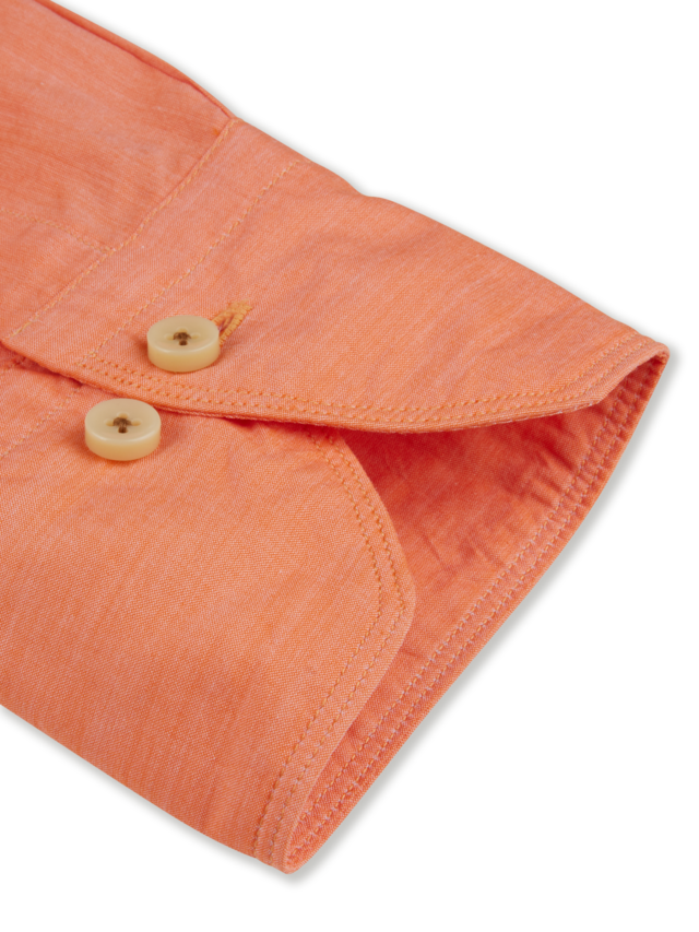 Casual Orange Poplinskjorta Stenströms
