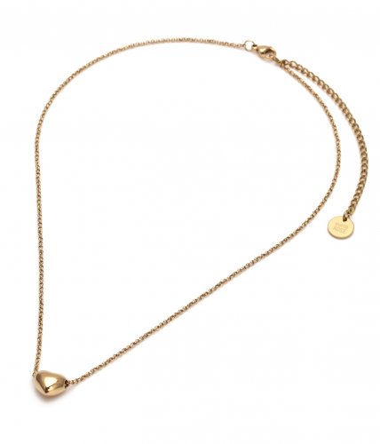 Halsband Dawn stål guld