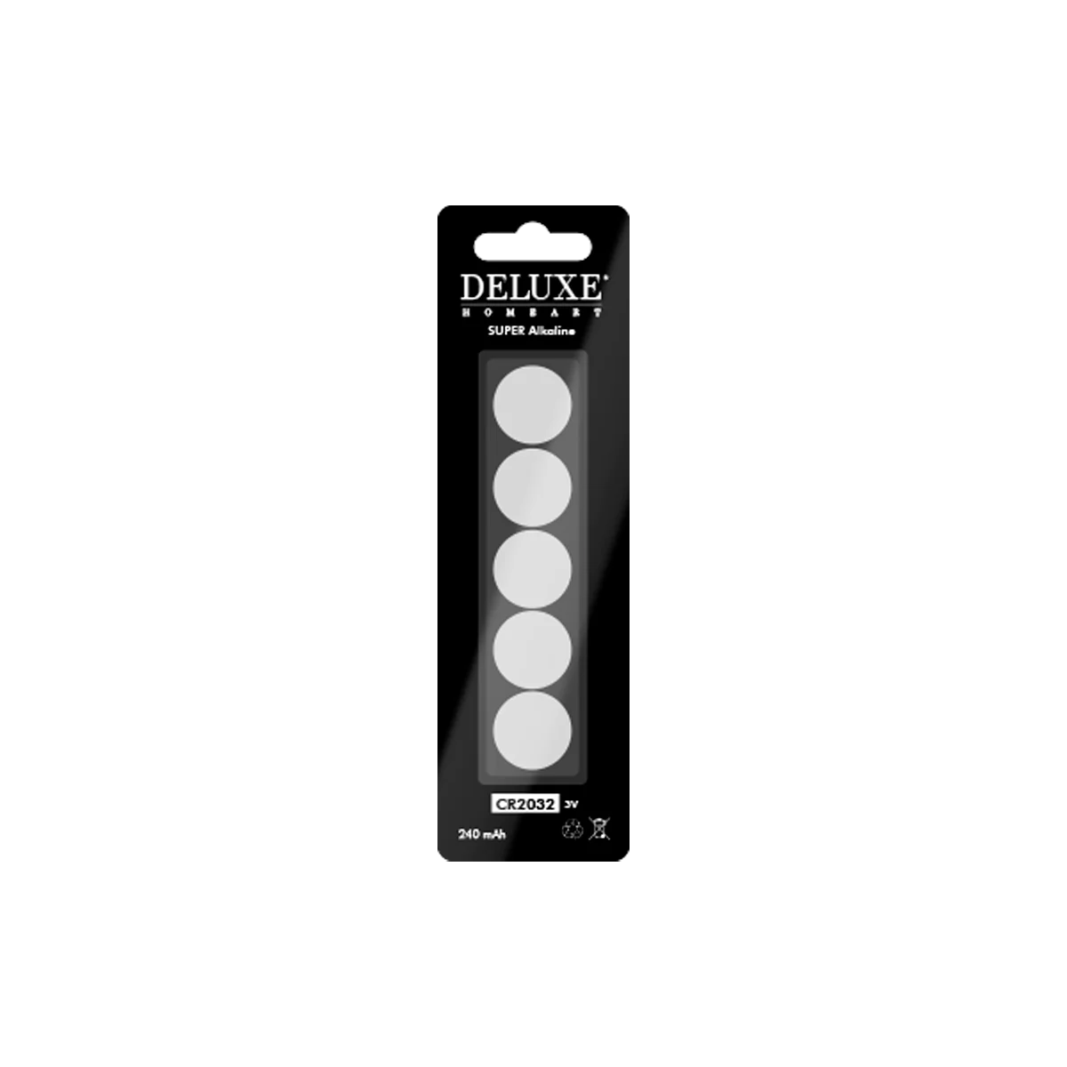 5 X CR2032 – Batterier