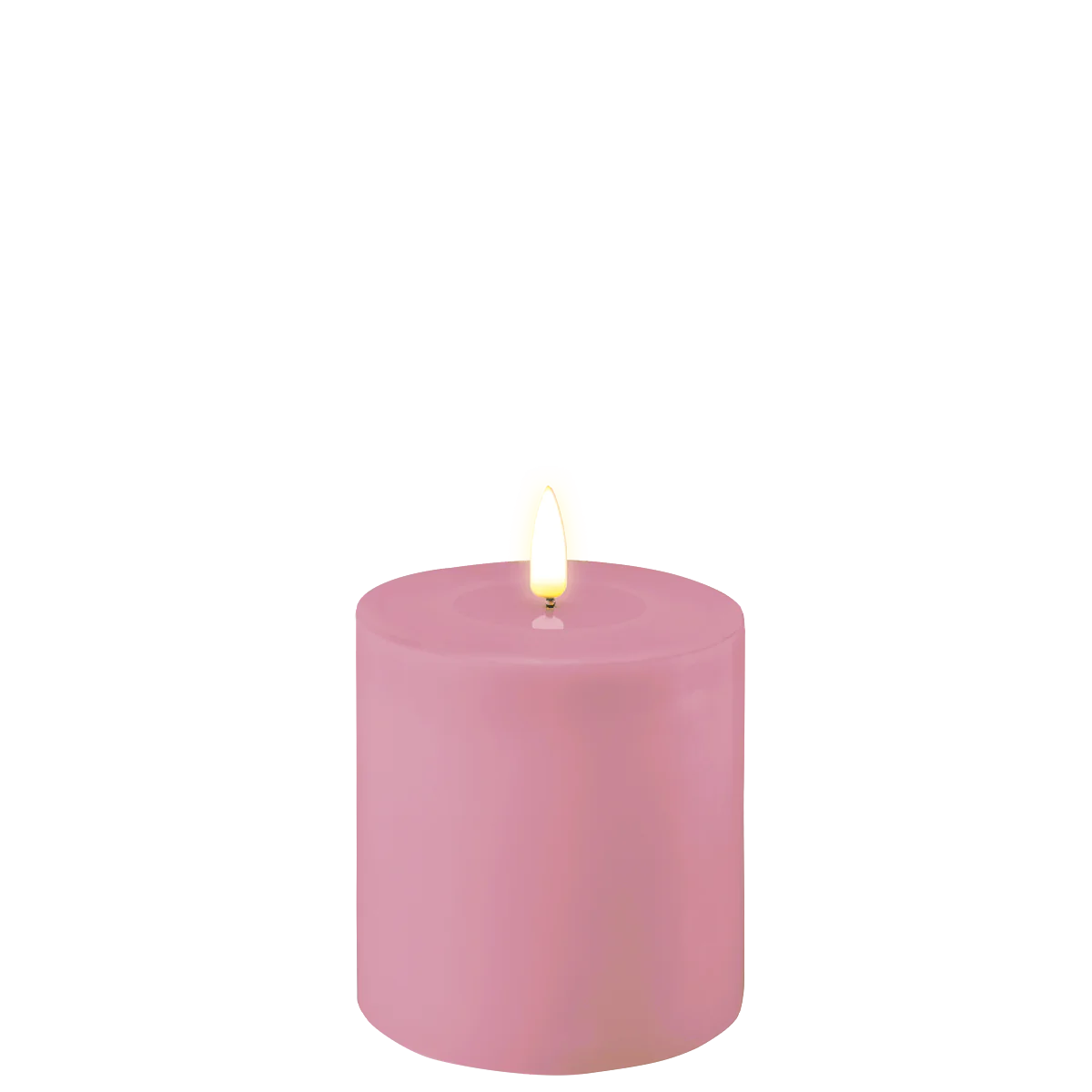 LED Blockljus Ø 10 X 10 Cm Lila