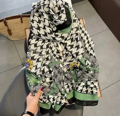 Scarves grön/svart
