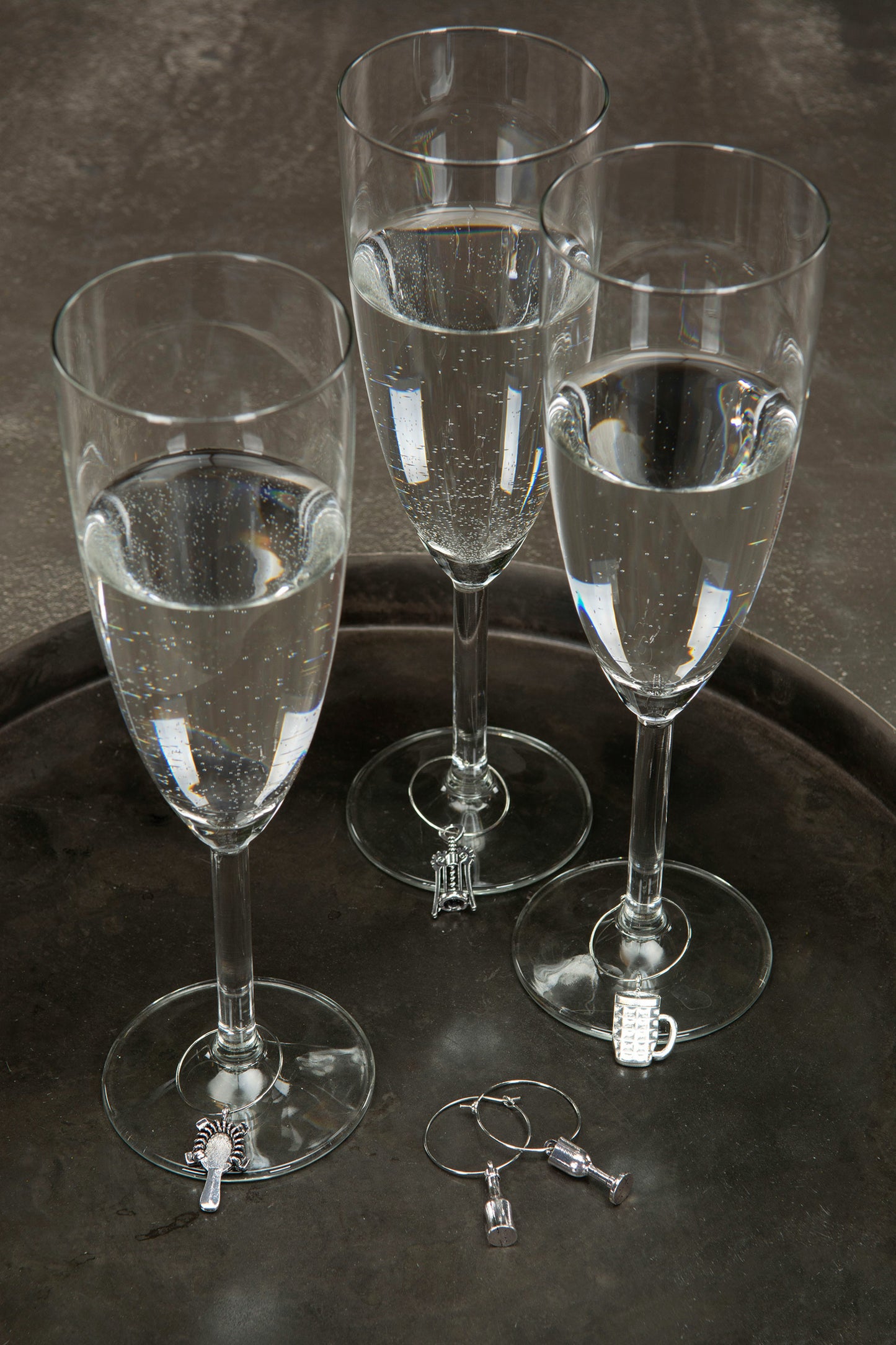 Vinglas/Koppmarkör Dryckmix Silver
