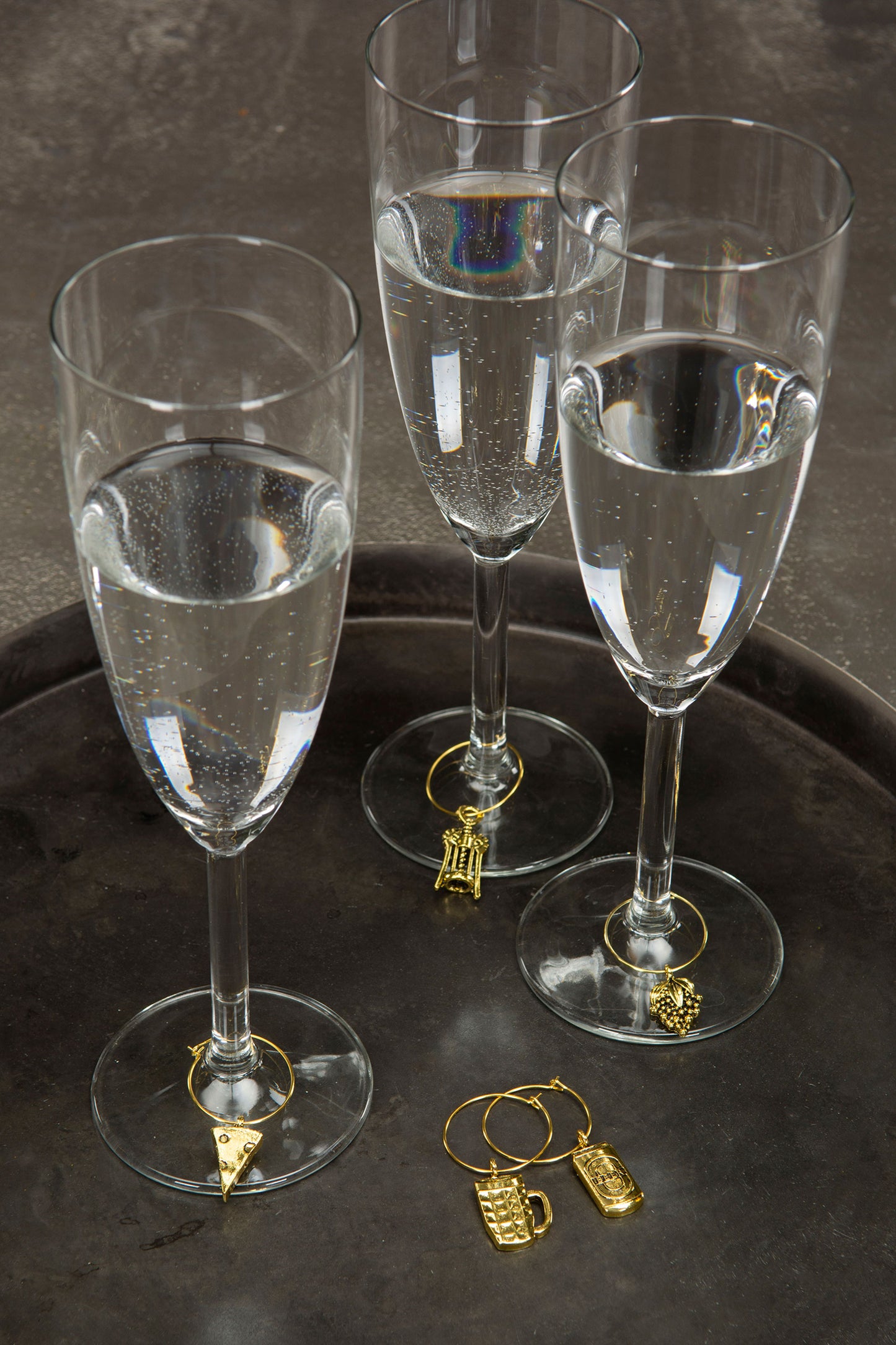 Vinglas/koppmarkör Dryckmix Guld