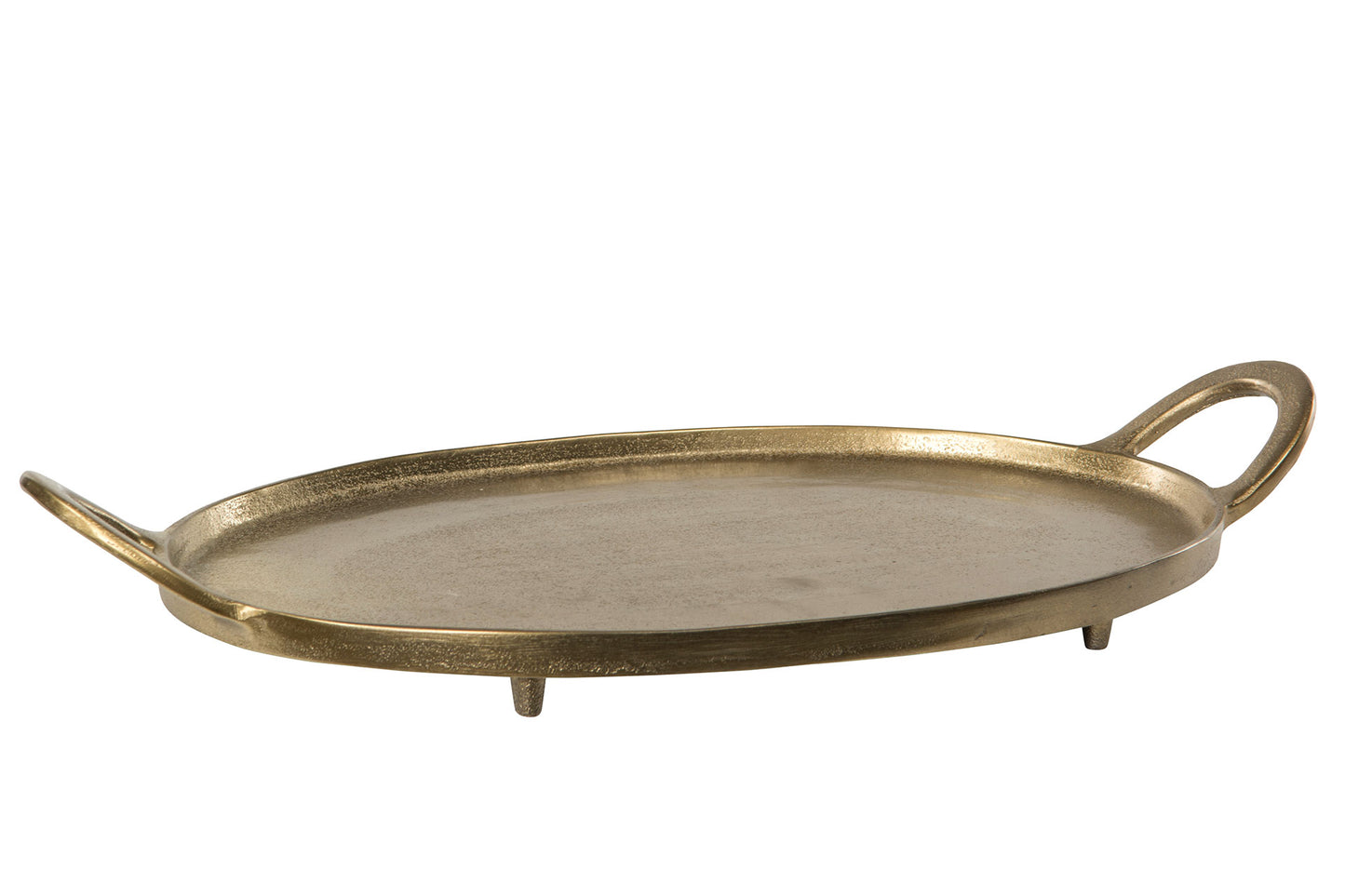 Bricka Handtag Antik Guld