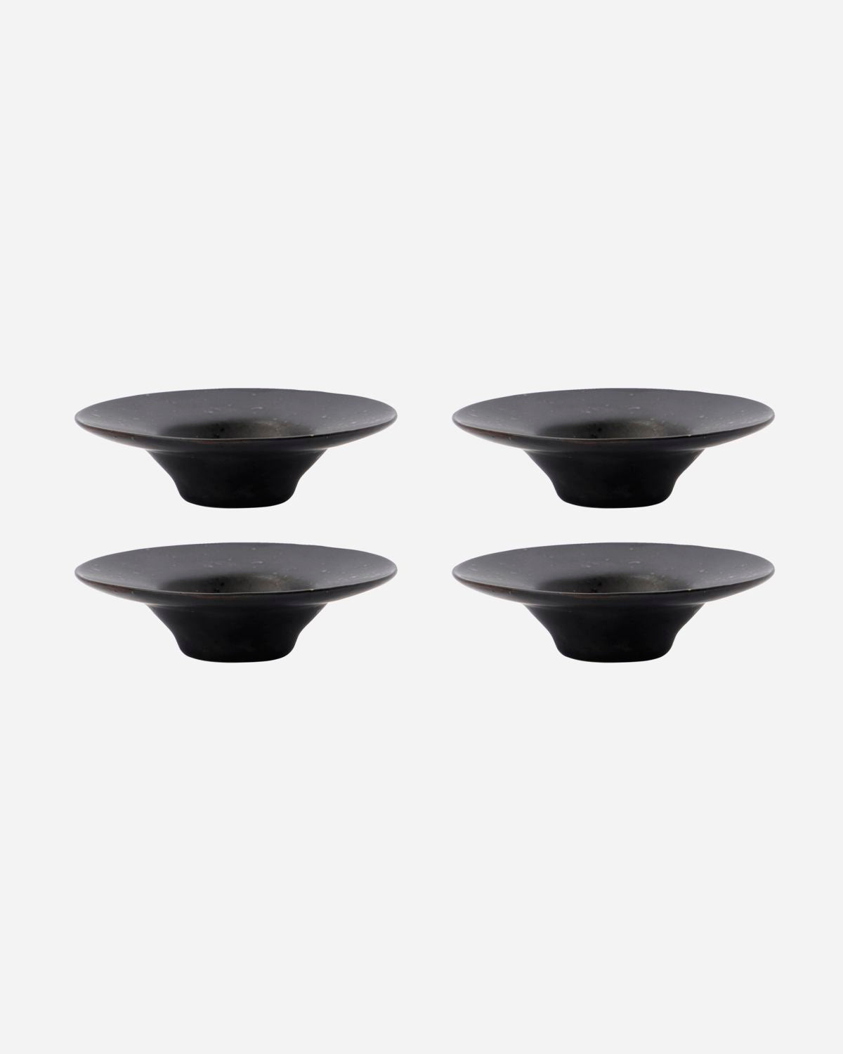 Äggkopp, Pion, Svart/Brun 4-pack