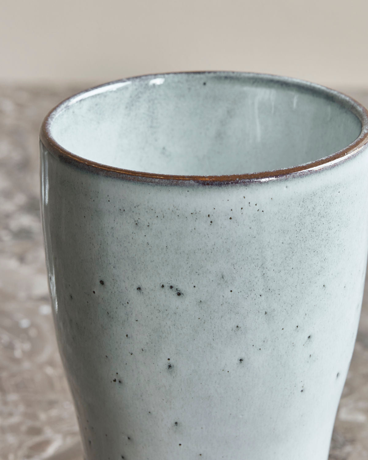 Termomugg Rustic, Liss, Ljusgrå