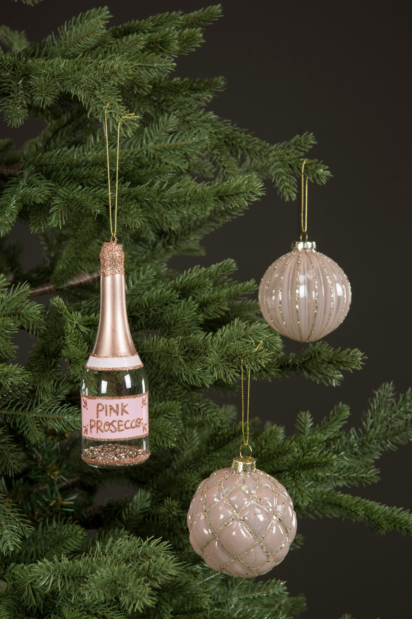 Proseccoflaska Glas Rosa