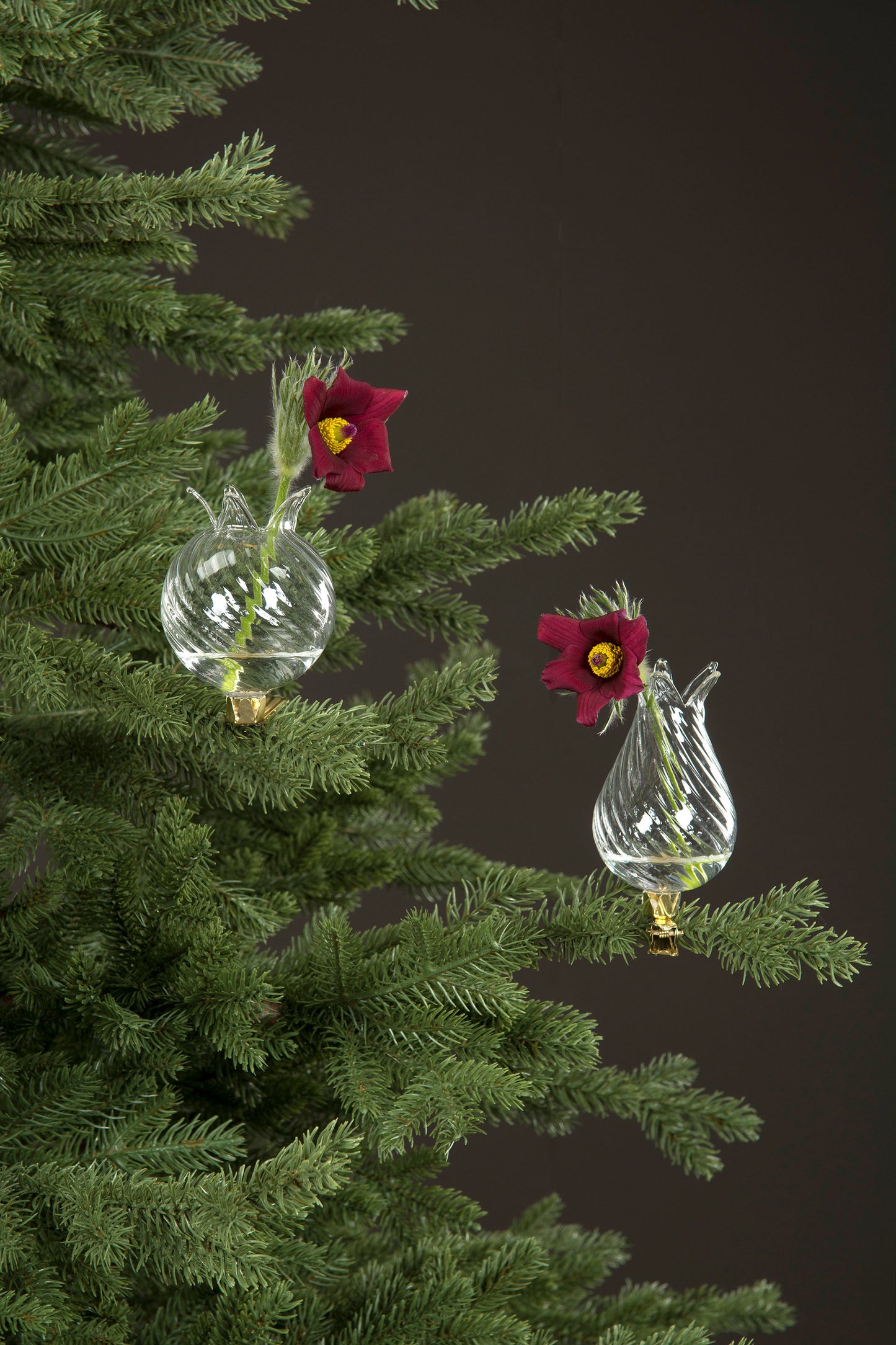 Glasvas oval på clips 4-pack
