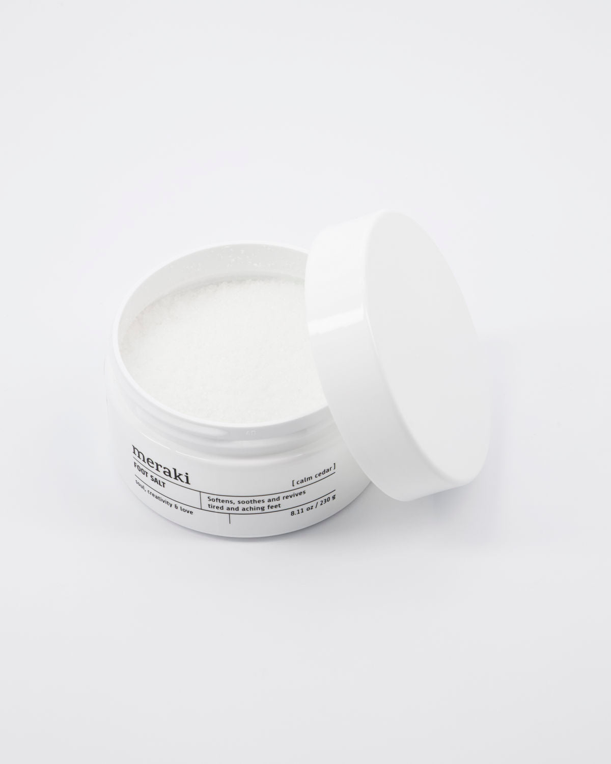 Foot salt, Calm cedar, Cosmos Natural