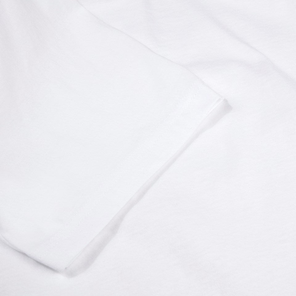 Vit Bomulls T-shirt, Vit Stenströms