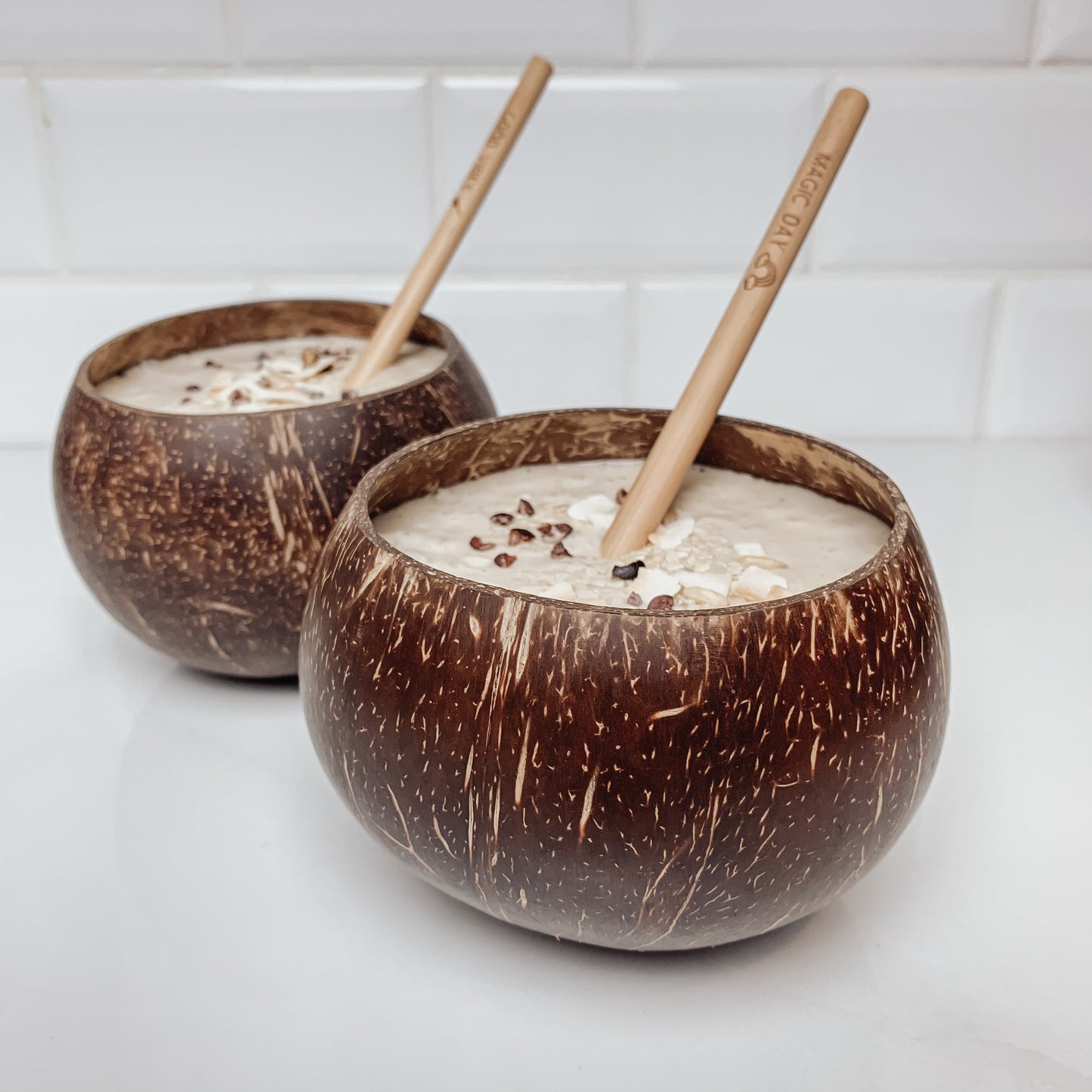 Coconut cups drinkskålar