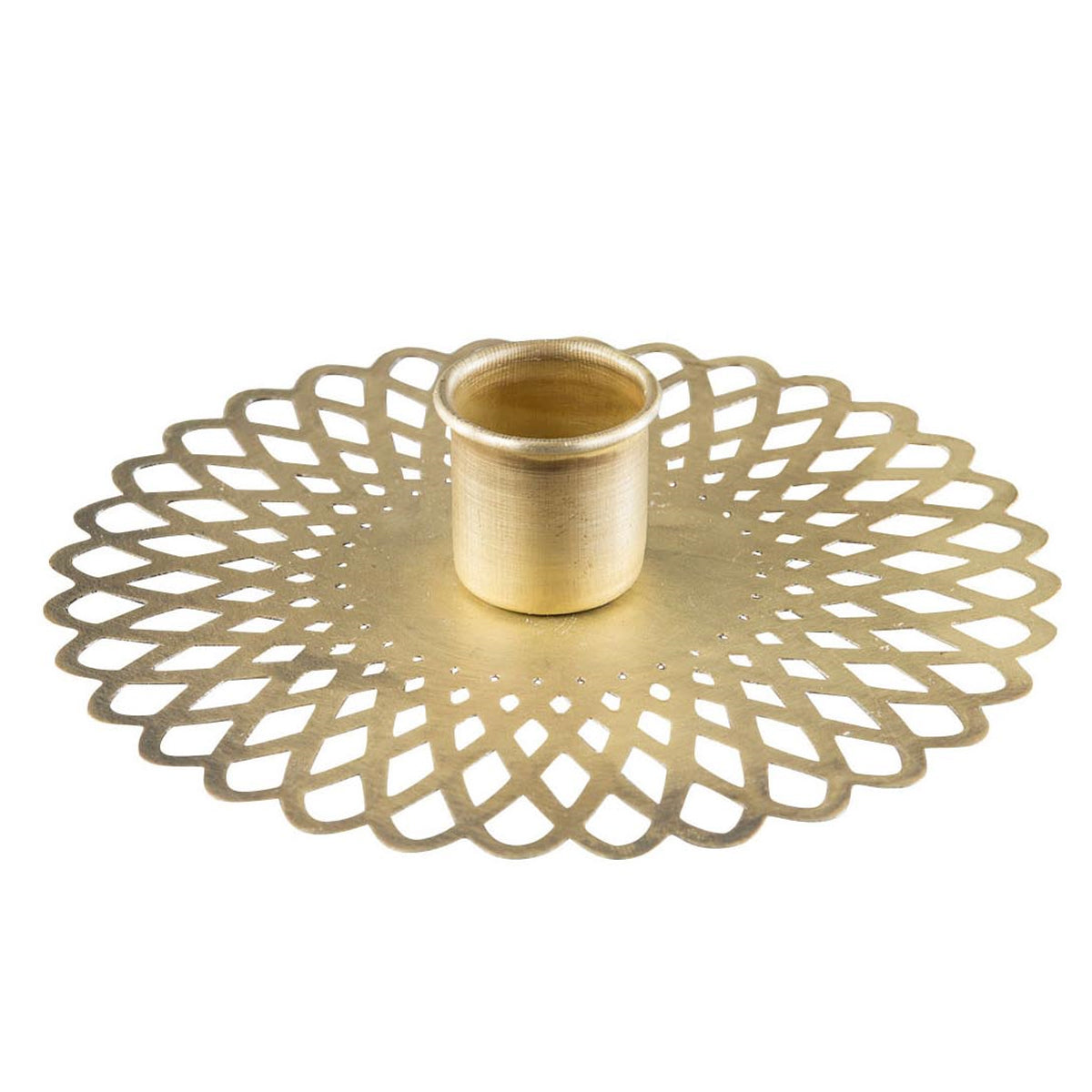 Kronljushållare Doris Guld 10,5x2,5 cm