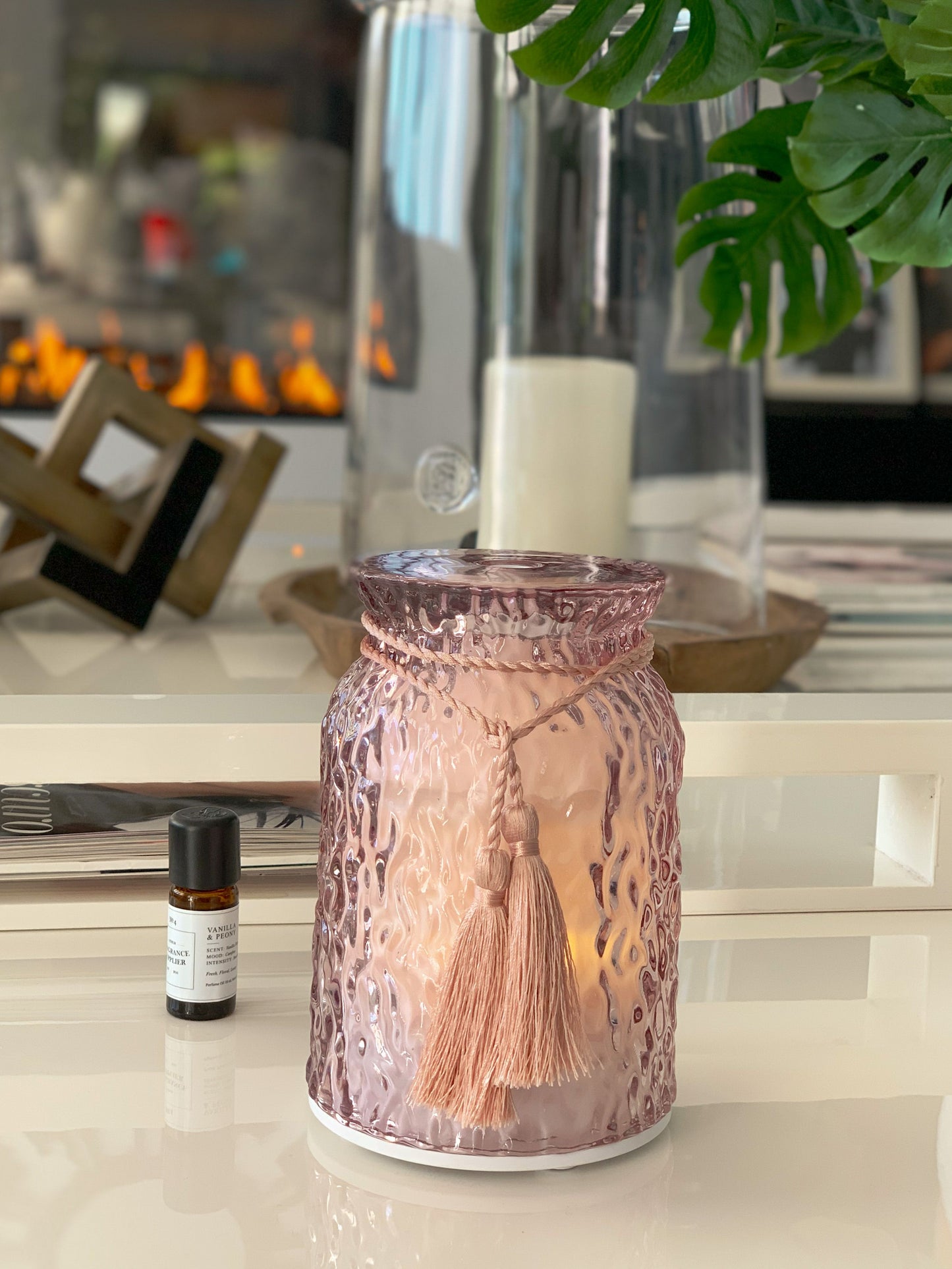Aroma Diffuser Tassel Pink Edition.