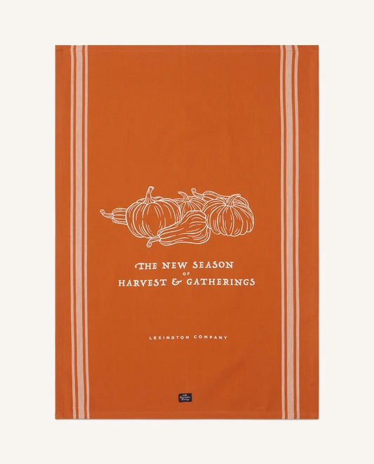 Harvest & gatherings kökshandduk orange Lexington 50x70