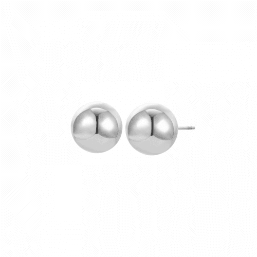 Örhänge Globe 10mm Stud Silver