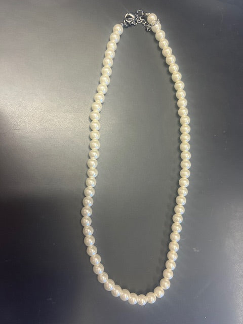 Halsband pärlor 6mm 40cm