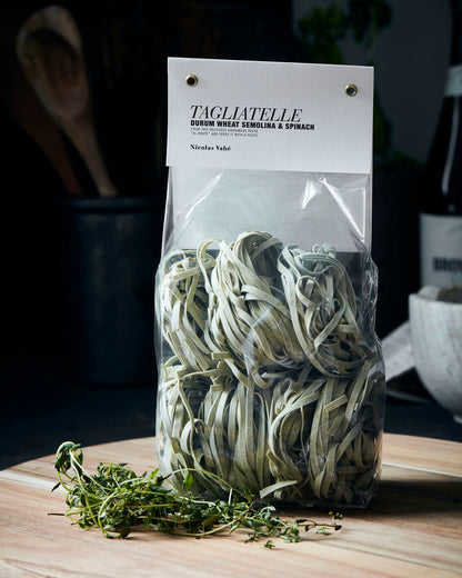 Tagliatelle, durumvetegryn & spenat