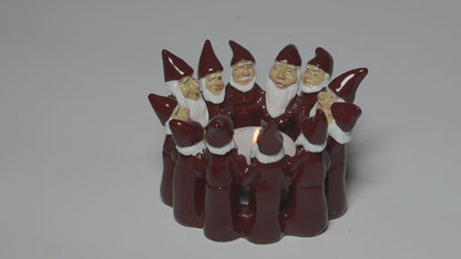 Tomtering f. värmeljus RÖD