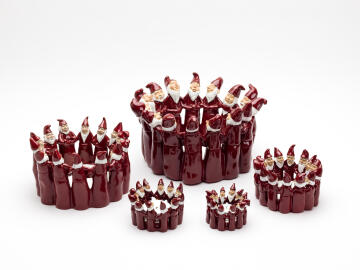 Tomtering f. värmeljus RÖD