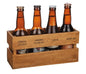 Trälåda "Advent" för 4 flaskor