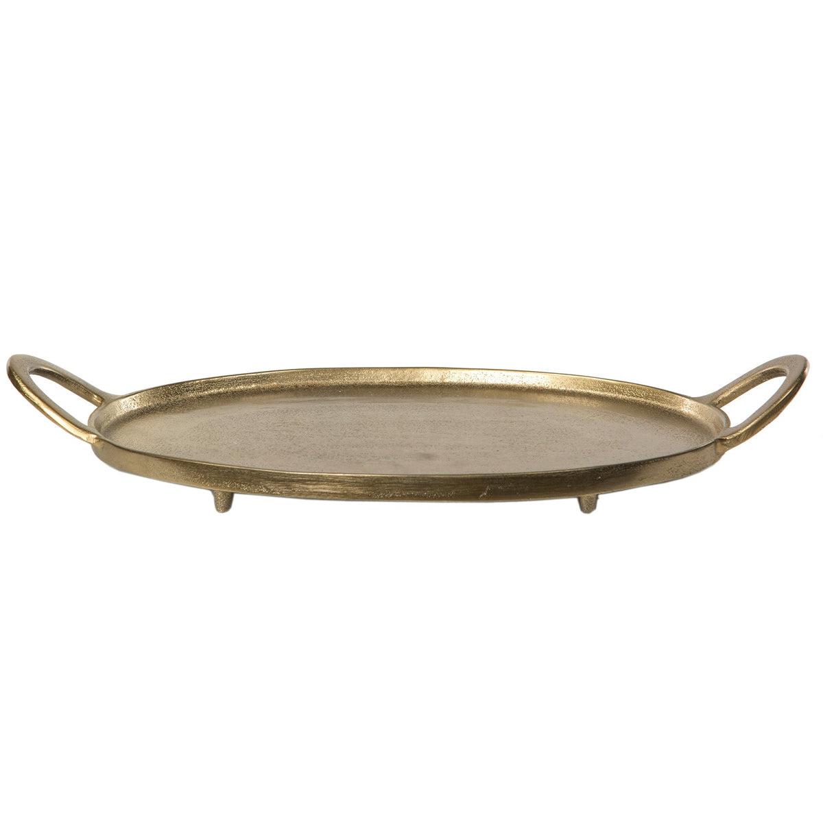 Bricka Handtag Antik Guld