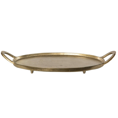 Bricka Handtag Antik Guld