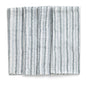 Chamois servetter 4- pack Gråblå  randmönster 50x50 cm