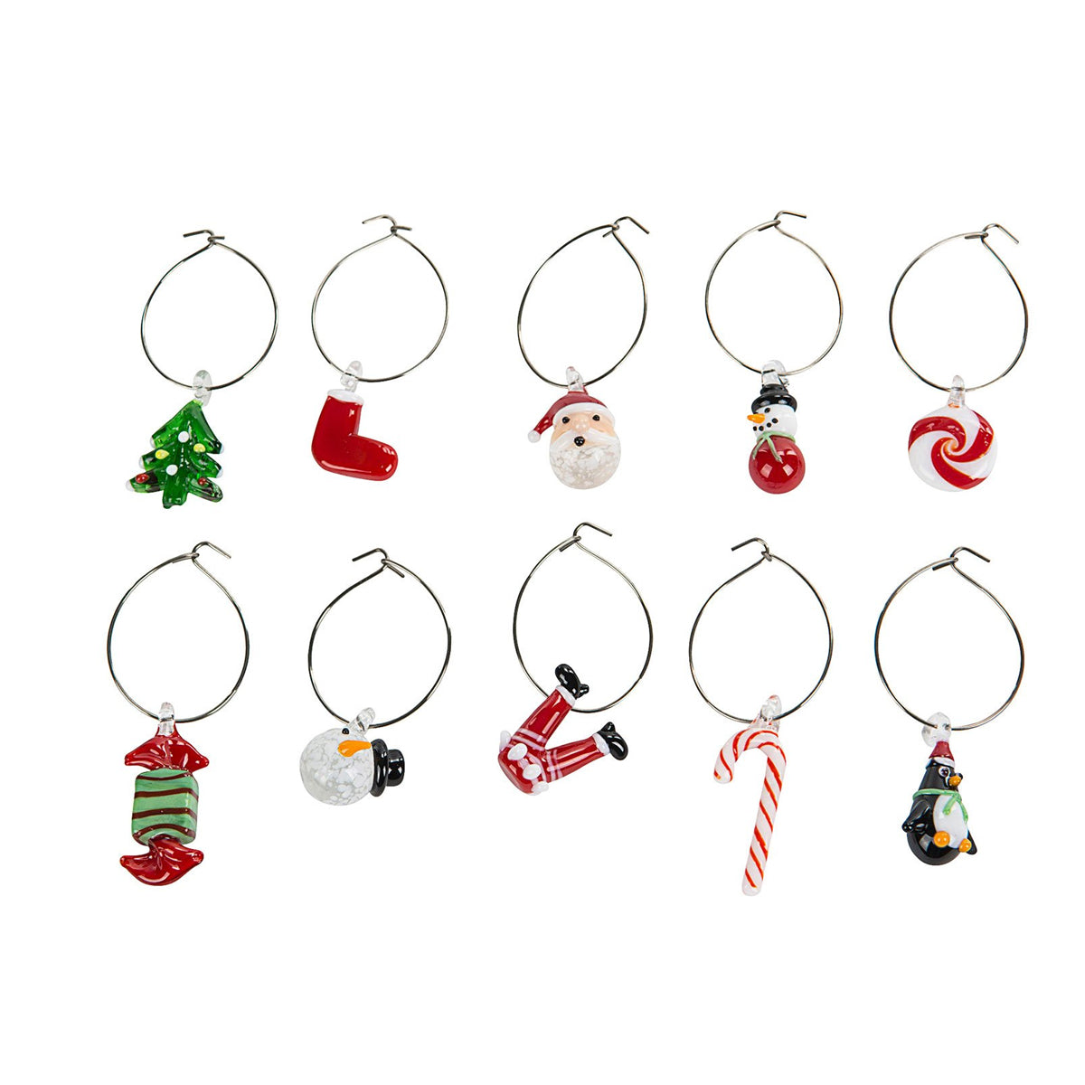 Vinglas/koppmarkör Julmix